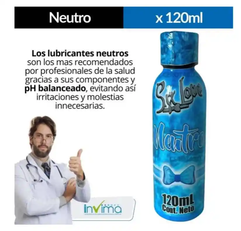 Lubricante Neutro A Base De Agua 30ml💦💧