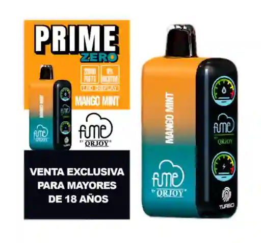 Vape Fume 20.000 Puffs Mango Mint Prime Zero - Sin Nicotina