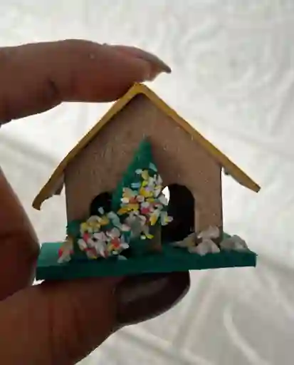 Casas Para Maqueta Mini X Unidad