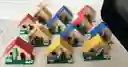 Casas Para Maqueta Mediana X12 Unidades