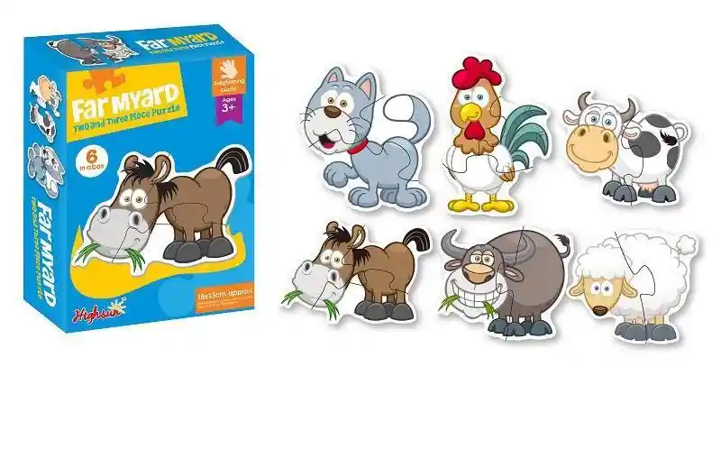 Rompecabeza 6 En 1-granja