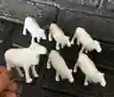 Animales Maqueta / Pesebre Oveja X6 Unidades