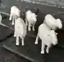 Animales Maqueta / Pesebre Oveja X6 Unidades