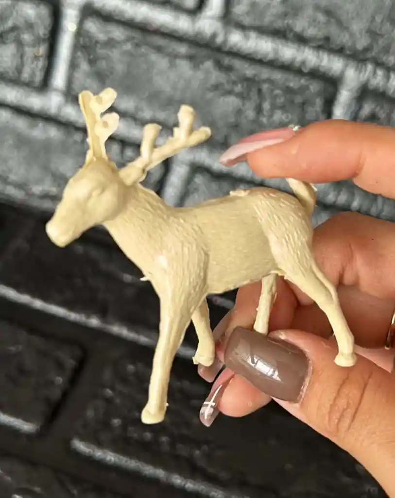 Animales Maqueta / Pesebre Reno Piel