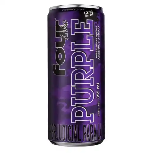 Four Loko Bebida Alcohólica Preparada Purple 355ml