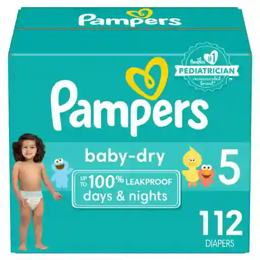 Pañales Pampers 5 X 112unds