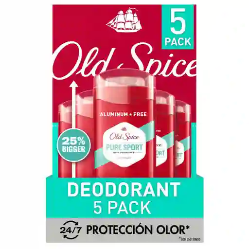 Desodorante Ols Spice 85gx5