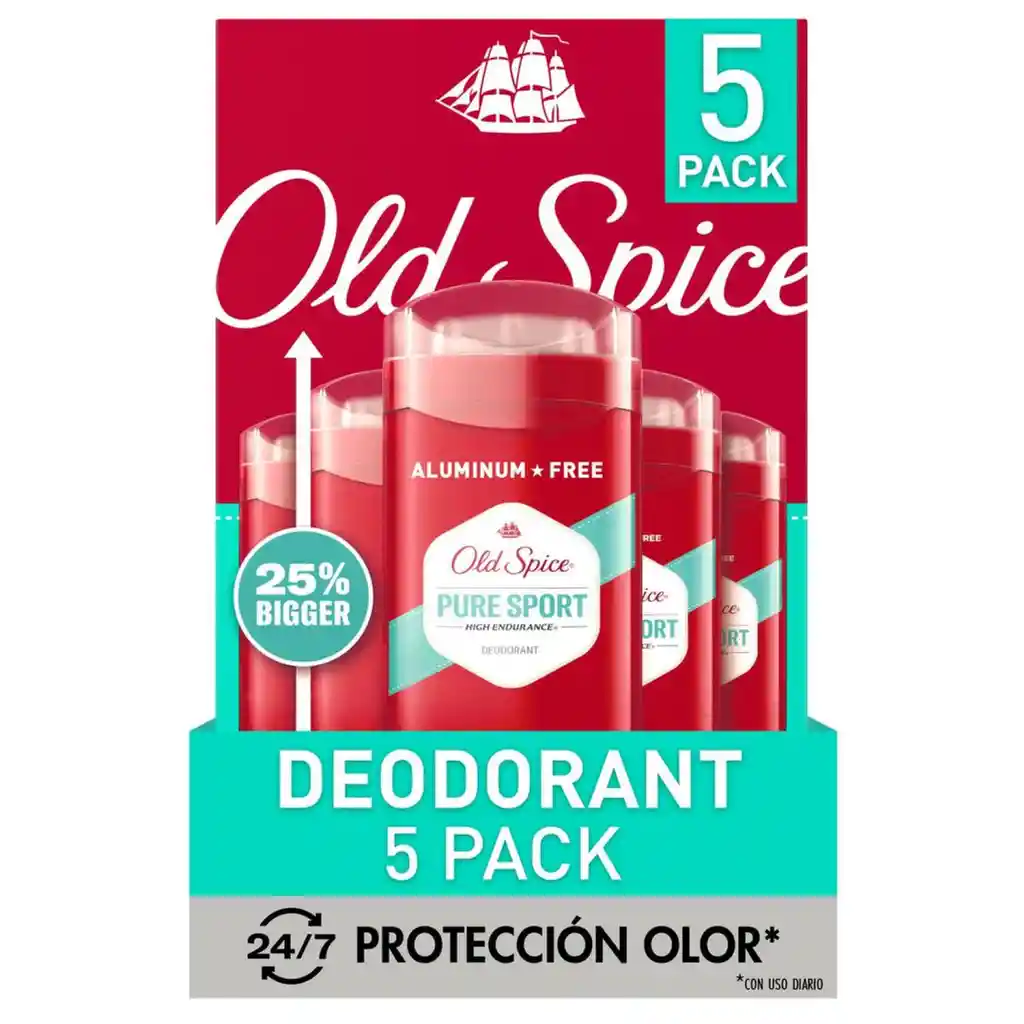 Desodorante Ols Spice 85gx5