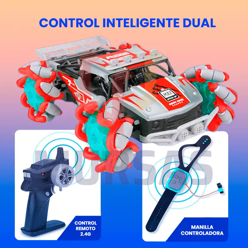 Carro Control Remoto Camioneta Todoterreno Control Dual
