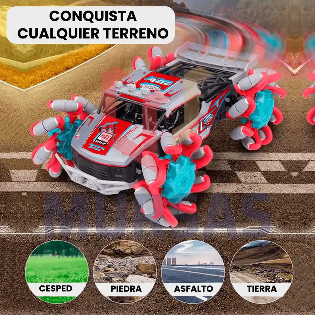 Carro Control Remoto Camioneta Todoterreno Control Dual