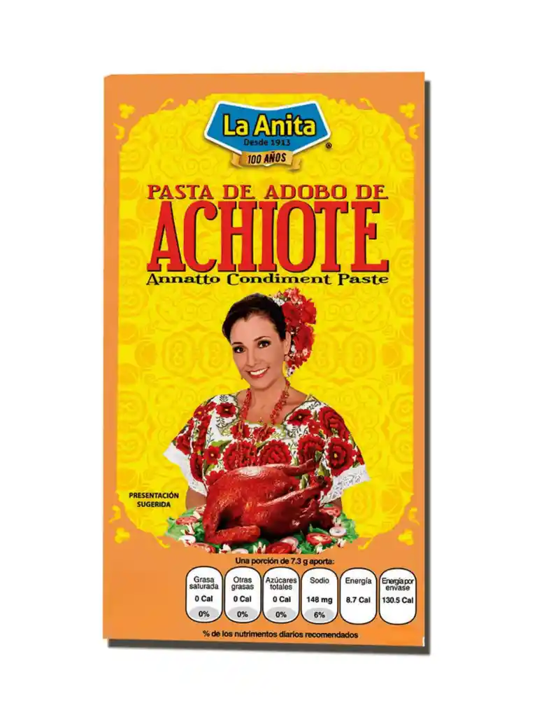 Achiote Para Cocinar La Anita 200 Gr