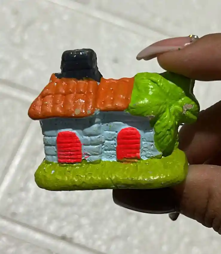 Casas Para Maqueta En Ceramica X Unidad