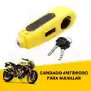 Candado Para Moto Manubrio Acero Seguridad Anti Robo 2llaves