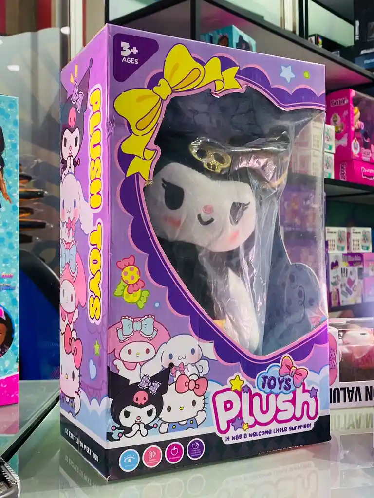 Peluche Interactivo Repite Palabras Camina Kuromi Hello Kitt