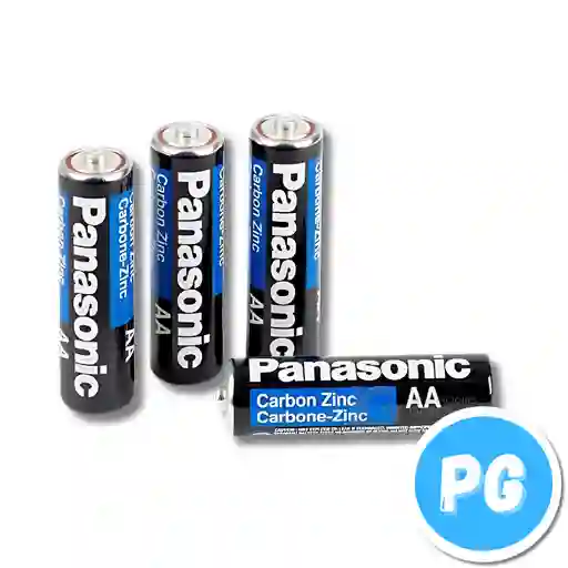 Paquete Pila Panasonic Carbon X2 Unds Aa