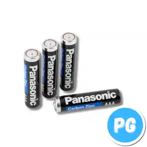 Paquete Pila Panasonic Carbon X2 Unds Aaa