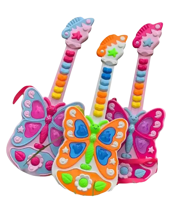 Juguete Guitarra Para Bebe Con Luz Y Sonido