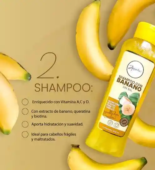 Shampoo Anyeluz Con Banano X 500ml