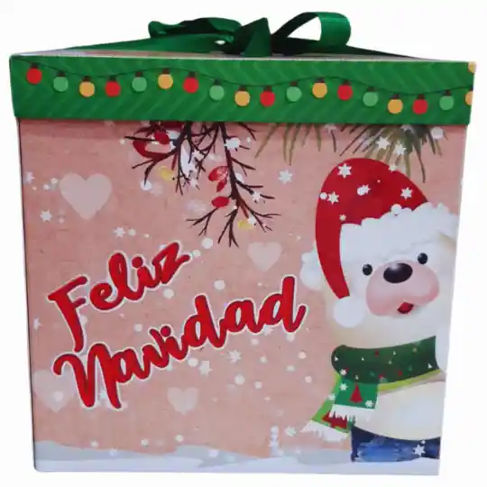 Caja Regalo Diciembre Cuadrada