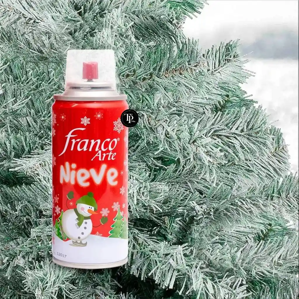 Nieve Artificial Navideña 300ml En Spray Espuma Decoración Árbol De Navidad