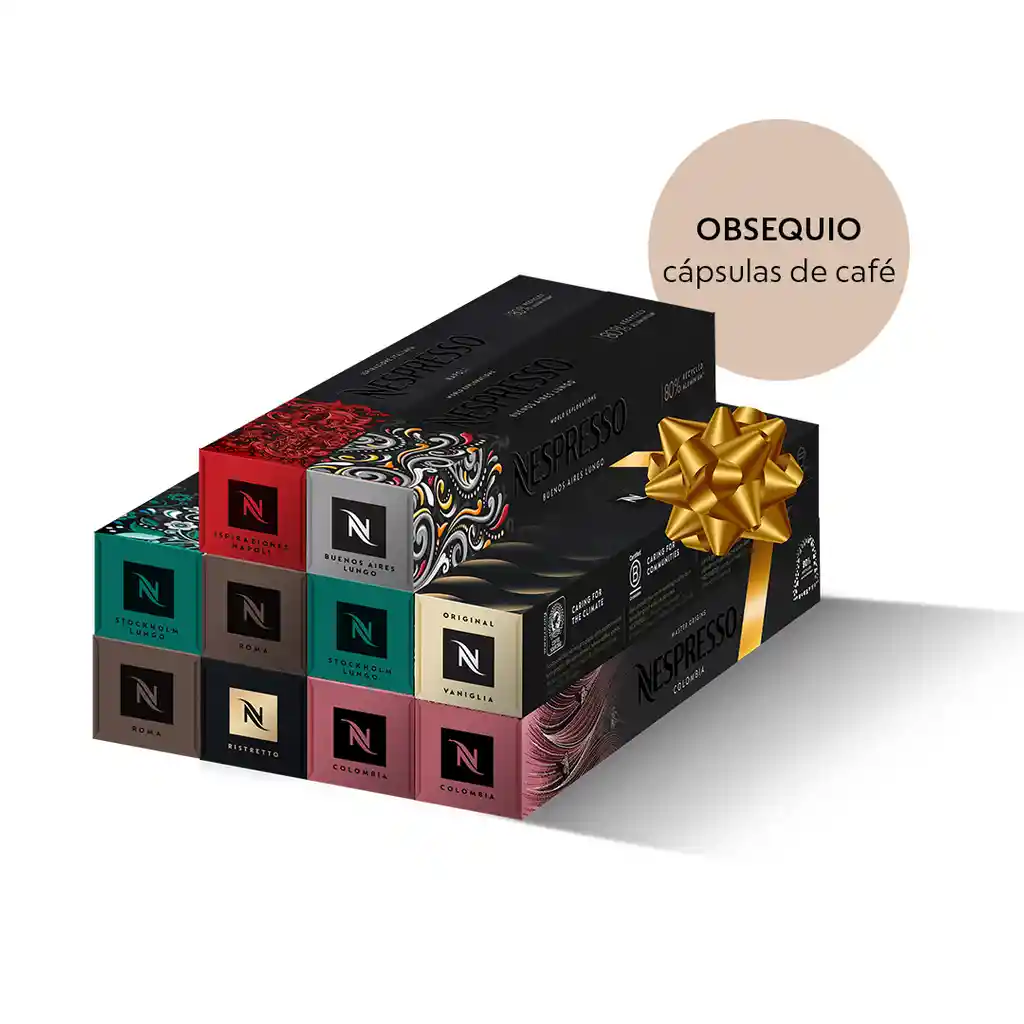 Pack X 80 Cápsulas Original Nespresso + Obsequio 20 Cápsulas