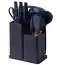 Set De Utensilios De Cocina Silicona Cuchillos Y Tabla 19pcs