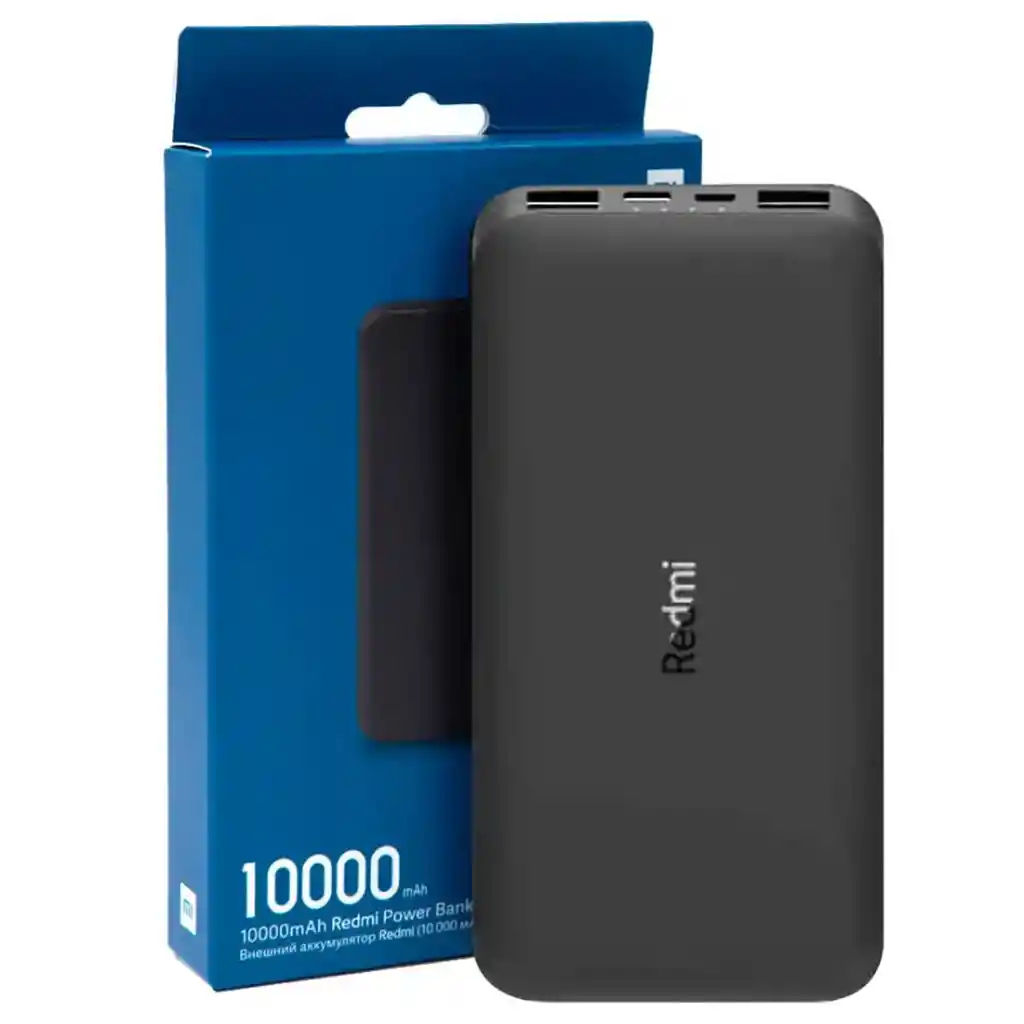 Xiaomi Redmi Power Bank 10000mah Carga Rápida 10w /37wh Usb-c