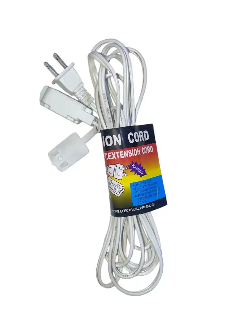 Extensión Eléctrica Blanca(4m) 13a-125v-1625w