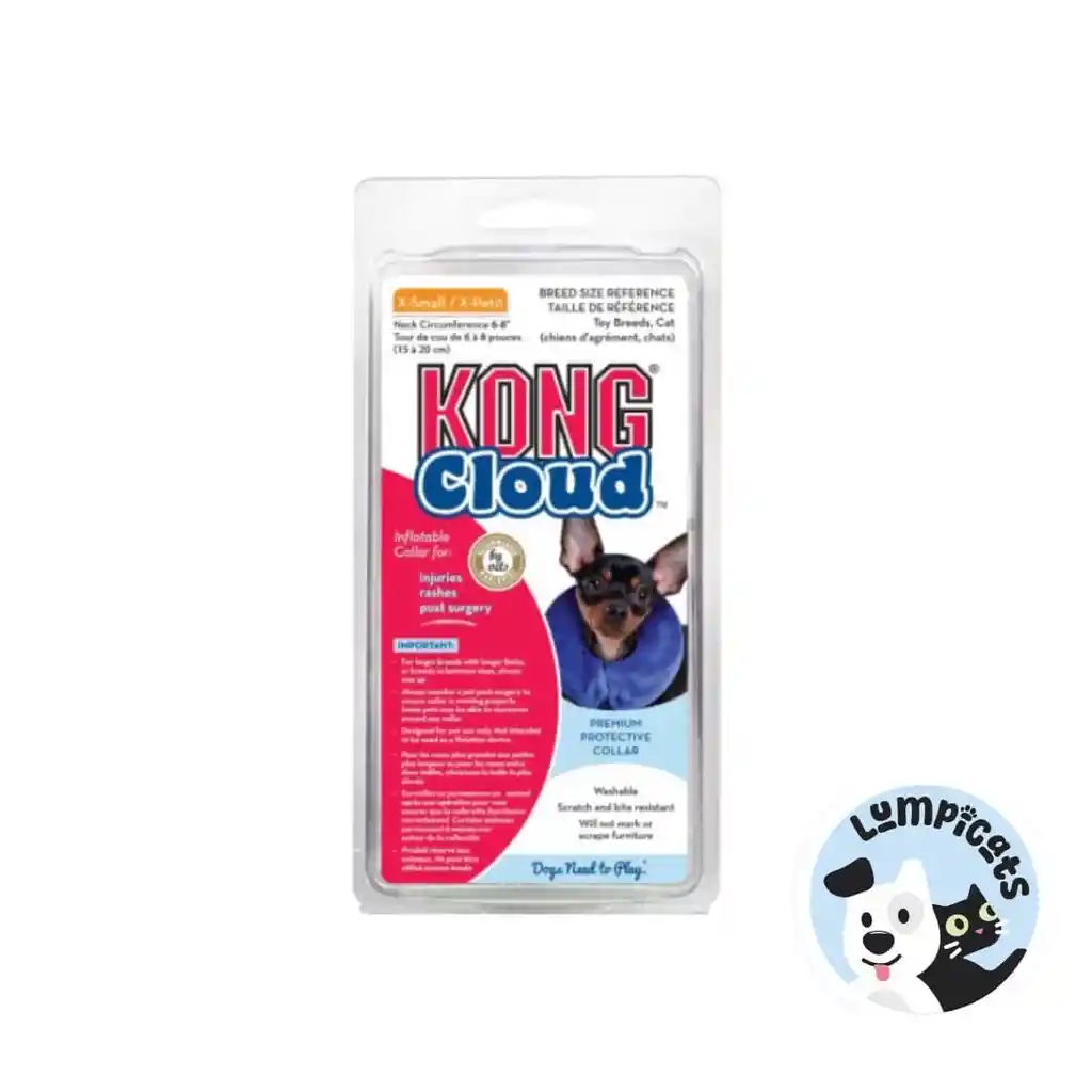 Kong Collar De Recuperacion Inflable Cloud X-small