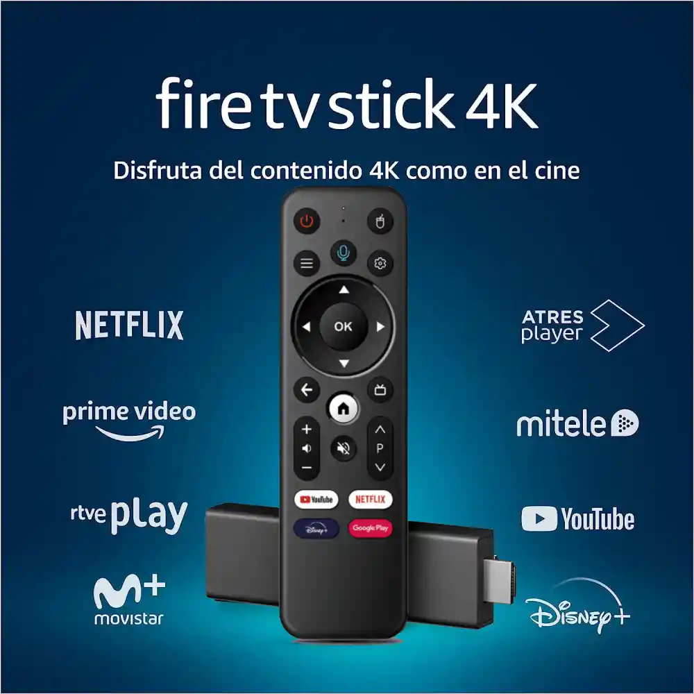 Fire Tv Stick 10k 2a Generación Control Por Voz Alexa 2.4/5g