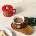 Navidad Mug O Taza Navideña Con Tapa