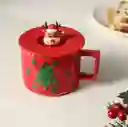 Navidad Mug O Taza Navideña Con Tapa