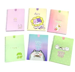 Cuaderno Argollado Lukis Pasta Dura 80 Hojas Cuadriculado Diseños Surtidos Para Mujer