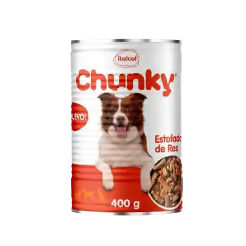 Alimento Húmedo Para Perro Chunky Estofado De Res 400gr