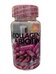 Collagen Biotin Complex 60 Softgels Healthy America