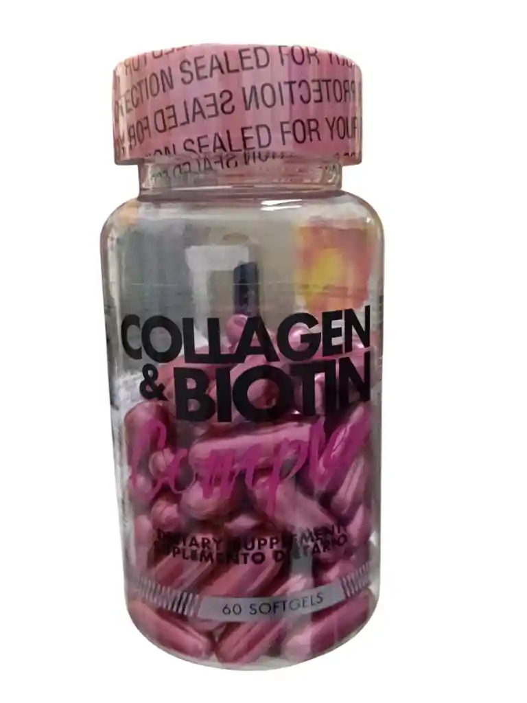 Collagen Biotin Complex 60 Softgels Healthy America