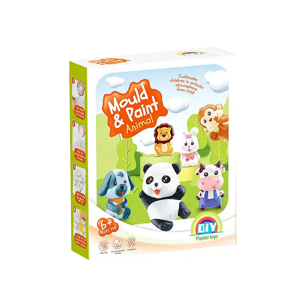 Kit De Manualidades Con Molde Y Pintura🎨 Para Manualidades Infantiles