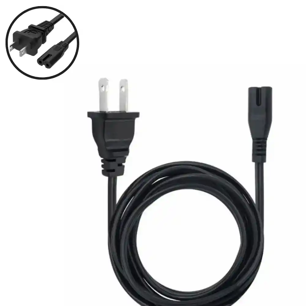 Cable De Poder Tipo 8 - 1 M Para Grabadora,impresoras,tv