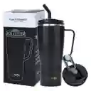 Vaso Mug Termico Agua Cafe Frio Calor 1 Lt Buffer Acero Inox - Black