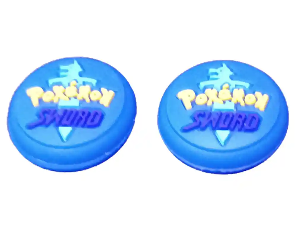 Protector Analogo Grips X2 Para Nintendo Switch Pokemon Sword Azul