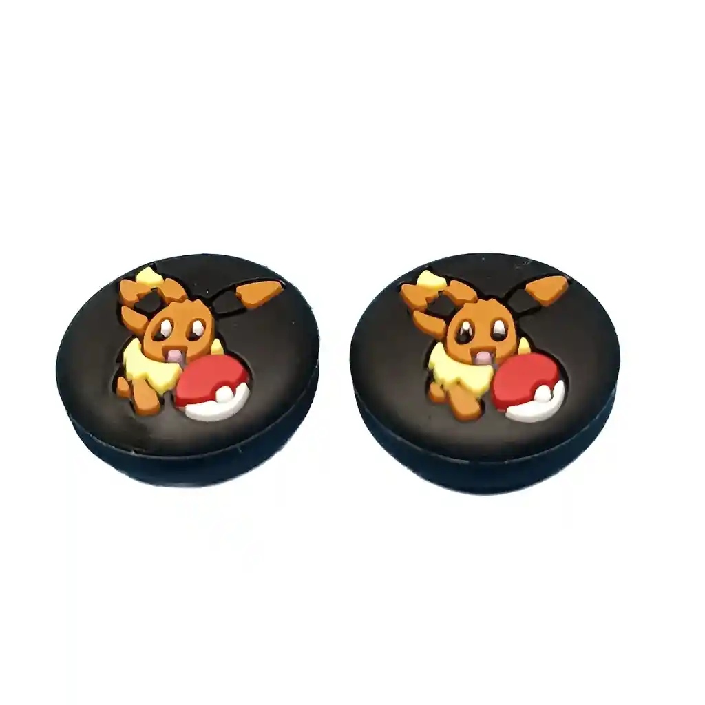 Protector Analogo Grips X2 Para Nintendo Switch Eevee Negro