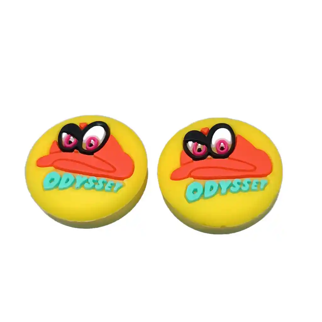 Protector Analogo Grips X2 Para Nintendo Switch Gorro Odyssey Amarillo