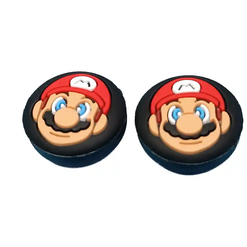 Protector Analogo Grips X2 Para Nintendo Switch Mario Negro