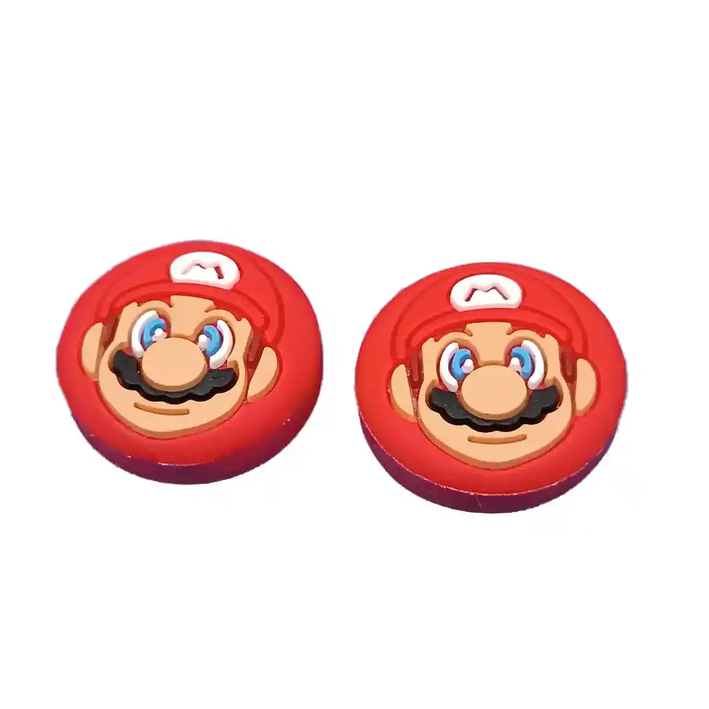 Protector Analogo Grips X2 Para Nintendo Switch Mario Rojo