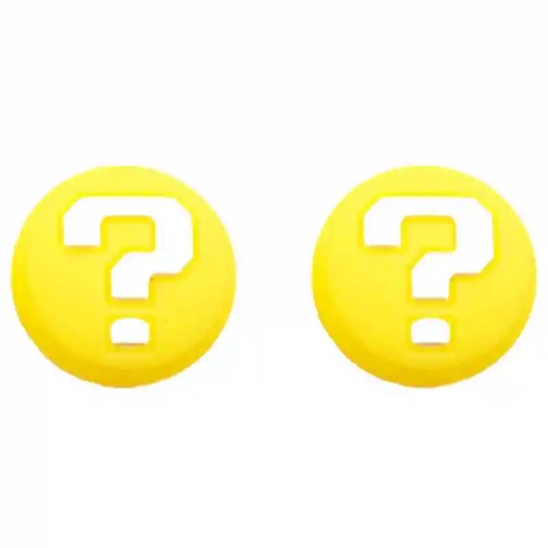 Protector Analogo Grips X 2 Unidades Nintendo Switch, Switch Oled, Switch Lite Interrogación Amarillo