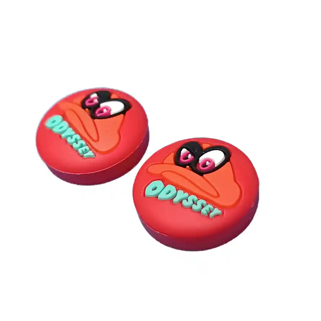 Protector Analogo Grips X 2 Unidades Nintendo Switch, Switch Oled, Switch Lite Gorro Odyssey Rojo