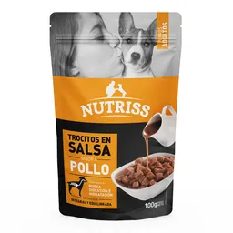 Alimento Húmedo Para Perro Nutriss Pouch Pollo Adulto 100gr