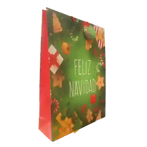 Bolsa De Regalo Nico Premium Grande Diseño Navidad