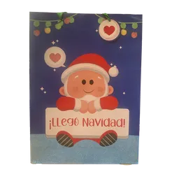 Bolsa De Regalo Nico Premium Grande Papá Noel - Navidad