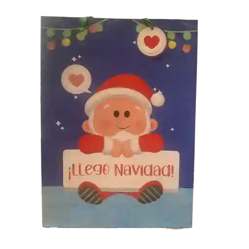 Bolsa De Regalo Nico Premium Grande Papá Noel - Navidad